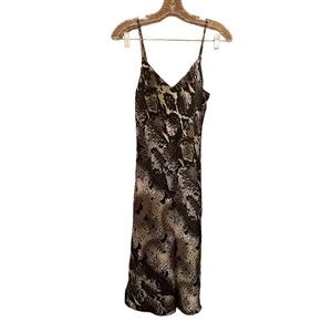 Animal print slip dress by Vici